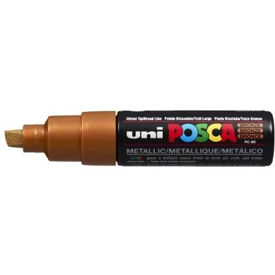 Afbeelding van Uni ball Paint Marker Op Waterbasis Posca Pc 8k Brons Paintmarker
