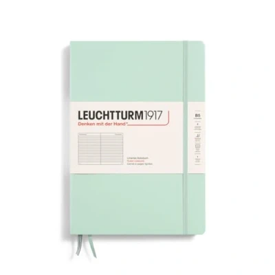 Afbeelding van Leuchtturm notitieboek mint green lined composition hardcover b5 178x254mm