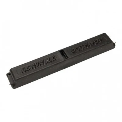 Afbeelding van Acavallo Kinkettingbeschermer Acavallosoft gel Black Zwart Bitten accessoires