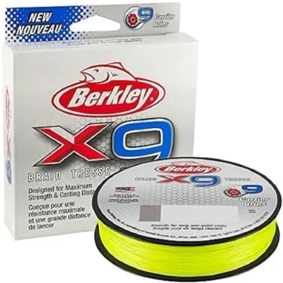 Afbeelding van Berkley X9 Braid Low Visibility Green 0,17mm (150m) Gevlochten lijn