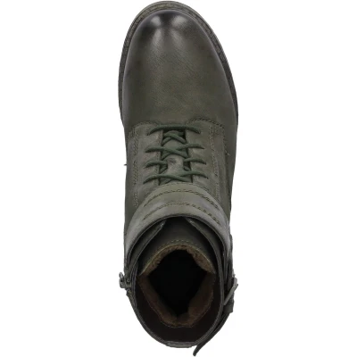Afbeelding van Josef Seibel Selena Veterboots, Dames, Maat: 42, Tanne Nubukleer