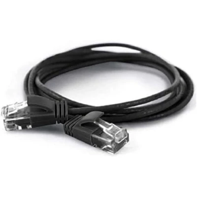 Afbeelding van Wantec Cat6a UTP 1m netwerkkabel Zwart U/UTP (UTP)