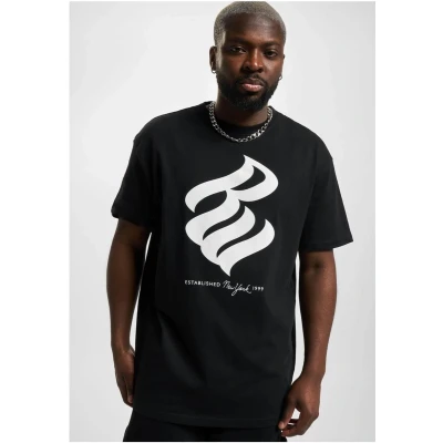 Afbeelding van Rocawear Biglogo Tshirt print, Heren, Maat: Large, Black white