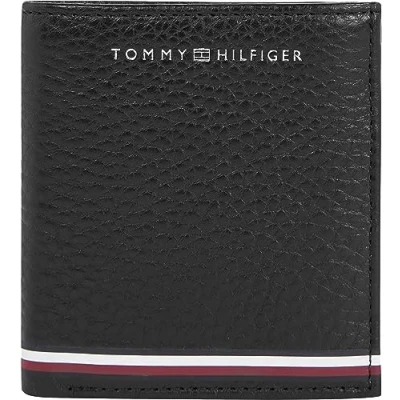 Afbeelding van Tommy Hilfiger Central Trifold Unisex Portemonnee, Maat: One Size, Black