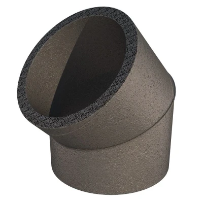 Afbeelding van Ubbink Aerfoam Ø125mm bocht 45 0188262