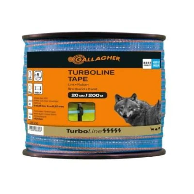 Afbeelding van Gallagher schriklint turboline 20mm blauw 200m