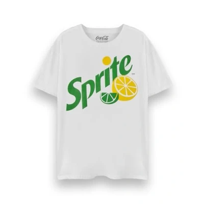Afbeelding van Coca Cola T shirt voor volwassenen Klassiek logo uniseks korte mouwen grafisch Koolzuurhoudende frisdrank oude drank vintage kleding met mouwen, Sprite wit