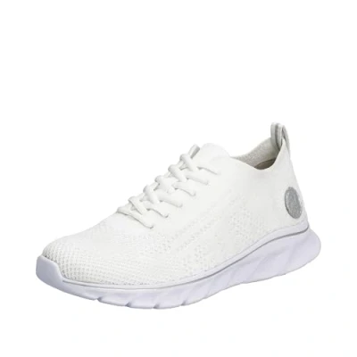 Afbeelding van Rieker 54020 damessneakers, Wit