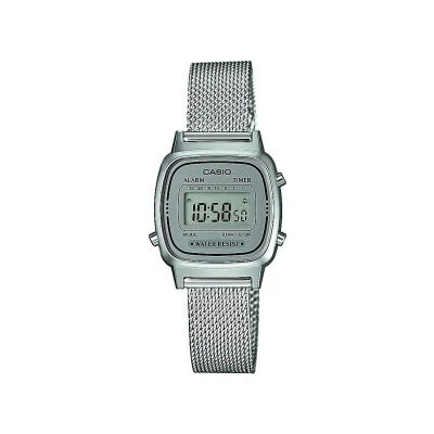 Afbeelding van Casio Digitaal horloge silvercoloured, Dames, Maat: One Size, Silver coloured