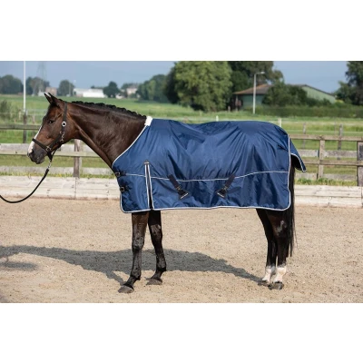 Afbeelding van Harry&#039;s Horse Outdoor deken Xtreme 1680 200gr Navy Blue Bovenlengte: 115 cm &amp; Onderlengte: 165