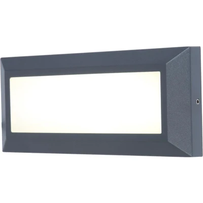 Afbeelding van Lutec Helena 5191601118 LED buitenlamp (wand) 10.5 W Antraciet