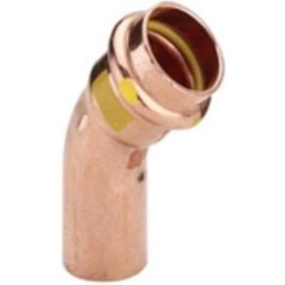 Afbeelding van Viega Profipress Gas perskoppeling bocht 45 graden 15 pers x