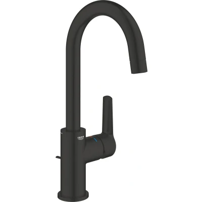 Afbeelding van GROHE QuickFix Start eengreeps wastafelmengkraan waterbesparend Incl. draaibare uitloop en pop up waste L Size Matte Black