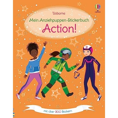 Afbeelding van Mein Anziehpuppen Stickerbuch: Action!