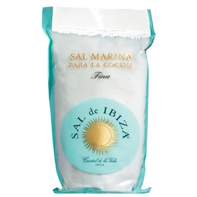 Afbeelding van Sal de Ibiza Fleur Sel, fijn zeezout van in Beutel, 1000 g