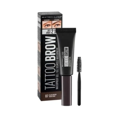 Afbeelding van Maybelline Tattoo Brow Gel 2 Días Tinte De Cejas 07 Black Brown Moreno, 5 ml