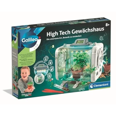 Afbeelding van Clementoni 59406 Galileo High Tech Gewächshaus Experimenteerbox Vanaf 8 jaar