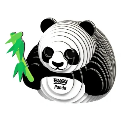 Afbeelding van Eugy 3D Model: WILD DIER / PANDA 4.8x5.6x4.2cm, in karton, box, 6+