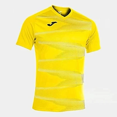 Afbeelding van Joma Grafity II Shirt Korte Mouw Heren Geel / Wit Maat: M