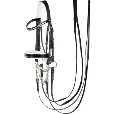 Afbeelding van Harry&#039;s Horse Hoofdstel S&amp;t Chique Zwart Full
