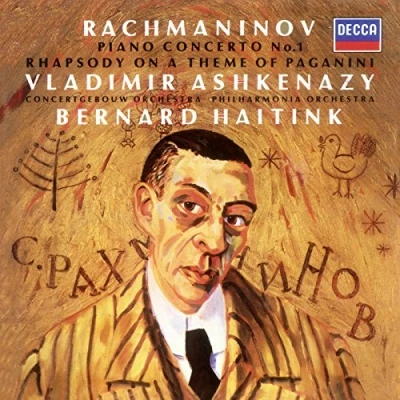 Afbeelding van Rachmaninov: Piano Concerto no 1, Rhapsody / Ashkenazy