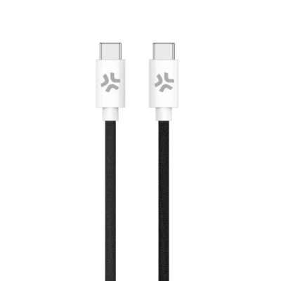 Afbeelding van USB C kabel Celly USBCUSBCCOTTBK Zwart 1,5 m