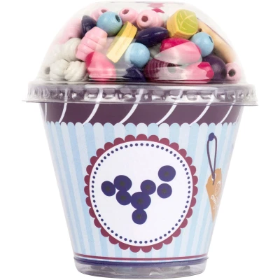 Afbeelding van Small Foot Houten Kralen Sieraden Maken Cupcake