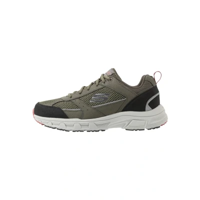 Afbeelding van Skechers OAK Canyon Sneakers laag, Heren, Maat: 45, Olive/black Leer en textiel