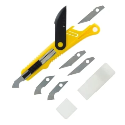 Afbeelding van Plastic Cutter Scriber Tool &amp; 5 Spare Bl