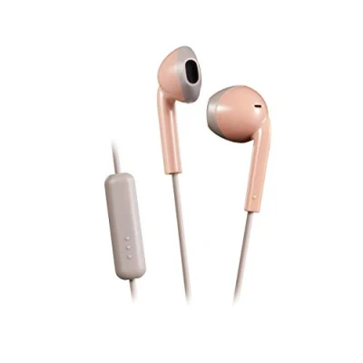 Image de Ecouteurs JVC HA F19M Rose et Taupe