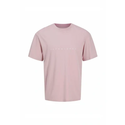 Afbeelding van Jack &amp; Jones Jjestar TEE Tshirt print, Heren, Maat: XS, Pink nectar