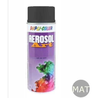 Afbeelding van Spuitbus Ral 9017 MAT Verkeerszwart Duplicolor Aerosolart 400 ml