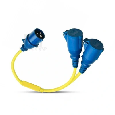 Afbeelding van Splitter Cord 16A/250V CEE/2 x CEE