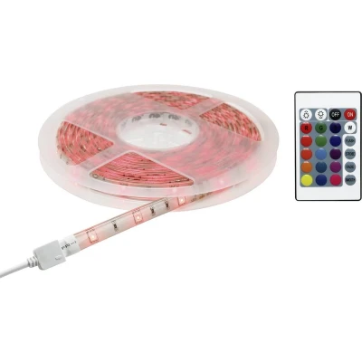 Afbeelding van Sygonix SY 5224780 LED strip basisset Met connector (male) 230 V 3 m RGB 1 stuk(s)