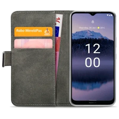 Afbeelding van Mobilize PU leer Book Case Zwart Nokia G11 Plus