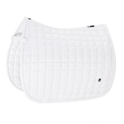 Image de Eskadron Tapis de Selle Cotton Dressage Blanc Full