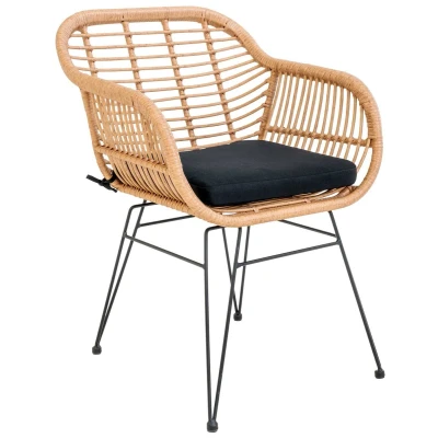Afbeelding van House Nordic Trieste Polyrattan Armstoel Natural