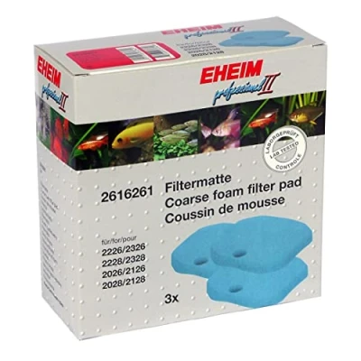 Afbeelding van Eheim Schuimstof Filtermat Blauw Voor 2026 2128,2226 2328 2426 3 Stuks