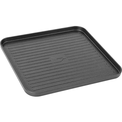 Afbeelding van Brunner 0708029N Devil Plancha Ribbed, grillplaat voor gasfornuizen, 25,5 x 24,4 2,2 cm en gewicht 620 g