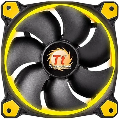 Afbeelding van Thermaltake behuizing ventilator 140mm Riing 14 LED Yellow