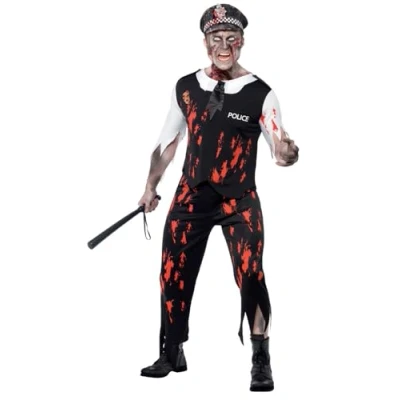 Afbeelding van &quot;Zombie agenten kostuum voor mannen (Halloween) Verkleedkleding Medium&quot;