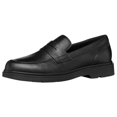 Afbeelding van Geox Spherica Instappers, Heren, Maat: 46, Black Leer