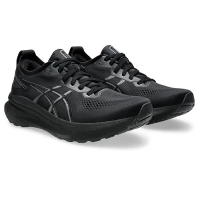 Afbeelding van Asics Gelkayano 31 Stabiliteit hardloopschoenen, Heren, Maat: 42.5, Black Textiel/ synthetisch
