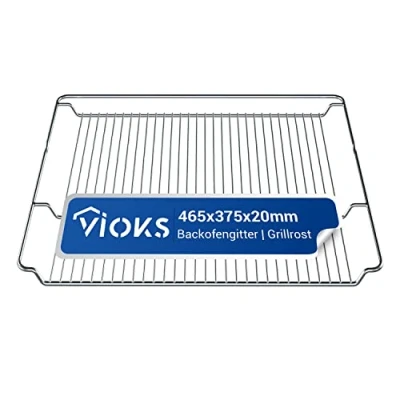Afbeelding van VIOKS Roestvrijstalen grillrooster 465 x 375 mm vervanging voor Bosch 00574876 HEZ334000