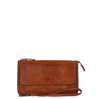 Afbeelding van Bear Design Cow Lavato Clutch cognac Damestas