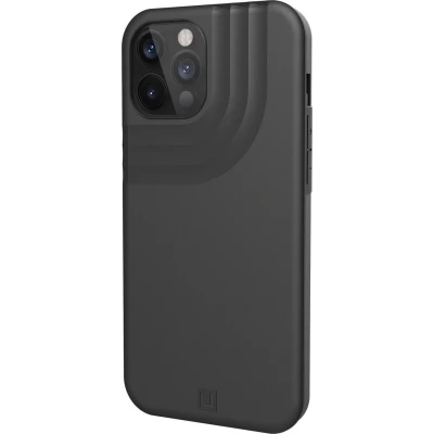 Afbeelding van Urban Armor Gear Anchor Backcover Apple iPhone 12 Pro Max Zwart Stootbestendig, Inductieve lading
