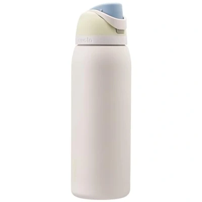 Afbeelding van Owala FreeSip Roestvrijstalen thermosfles met rietje voor sport en reizen, BPA vrij, 1,2 l, aangevrozen