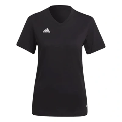 Afbeelding van adidas Performance Entrada Tshirt basic, Dames, Maat: Large, Black