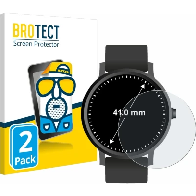 Afbeelding van BROTECT Screenprotector voor Horloges (Rond, ø: 41 mm) Folie Beschermfolie matte (2 Stuks)