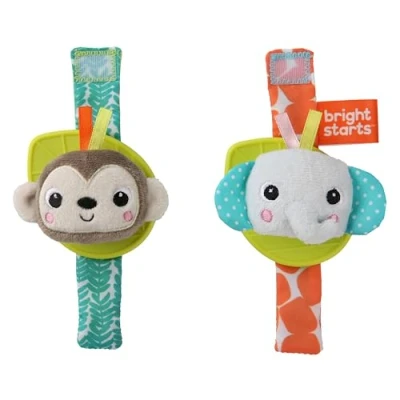 Afbeelding van Rattle &amp; Teethe Wrist Pals Toy.